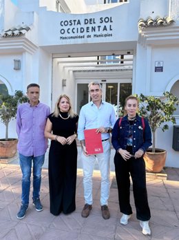 El portavoz socialista en la Mancomunidad de Municipios de la Costa del Sol Occidental, Víctor Navas.