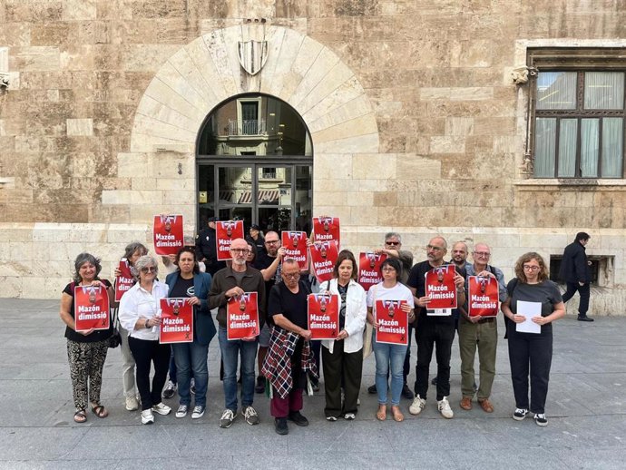 Una manifestación volverá a exigir la dimisión de Mazón un año tras la dana.