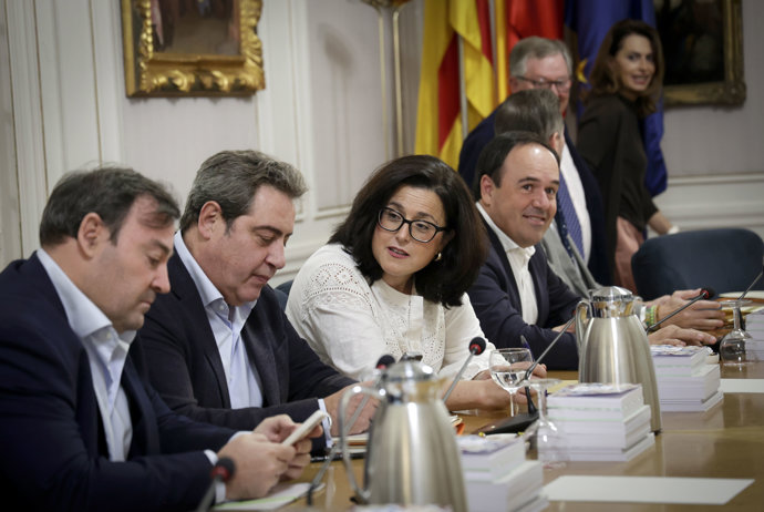 Portavoces del PP y de Vox en la junta de síndics de Les Corts