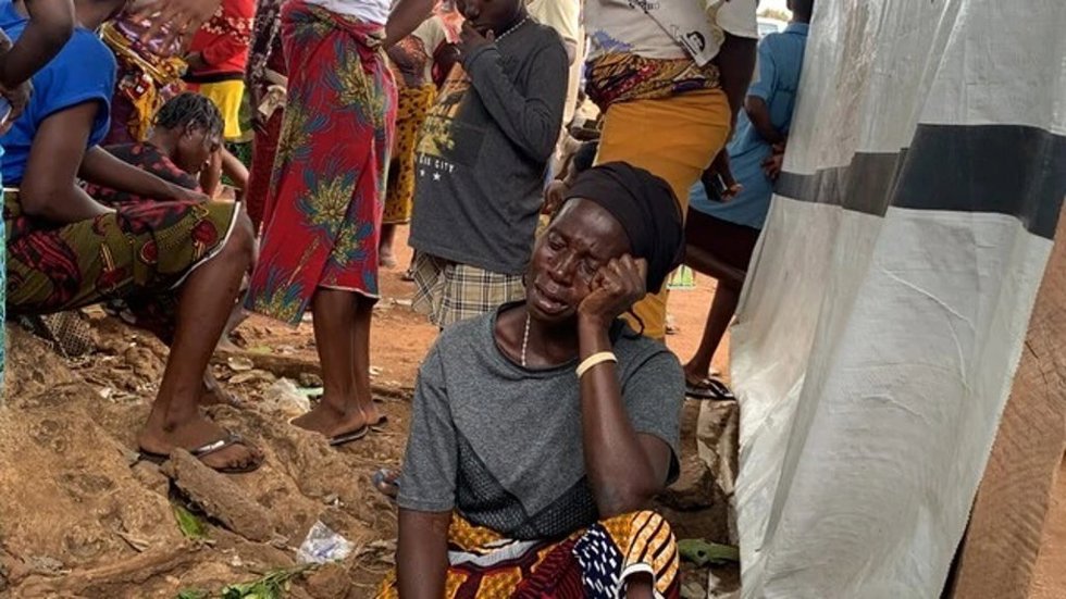 Una persona tras un ataque en Nigeria.