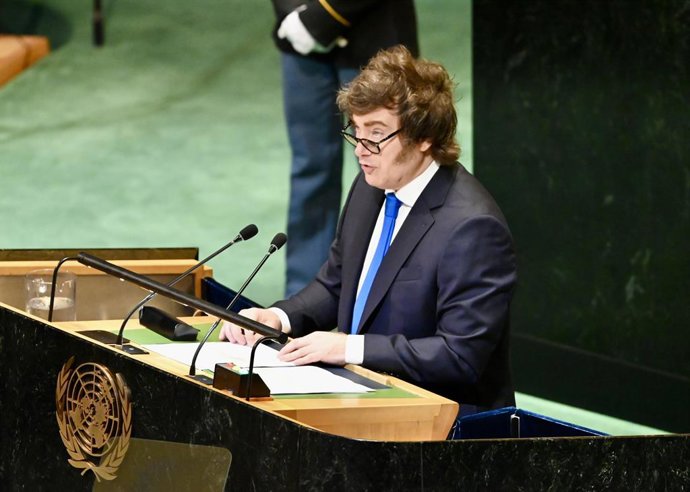 El presidente de Argentina, Javier Milei.