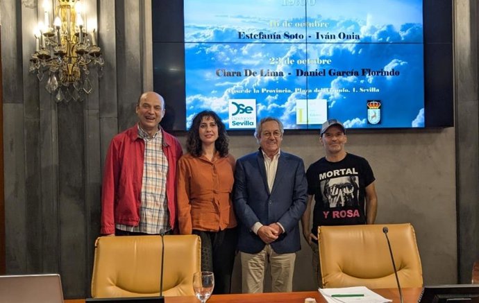 Presentación de 'Cartas de nube', iniciativa de La Puebla de los Infantes, en la Casa de la Provincia.