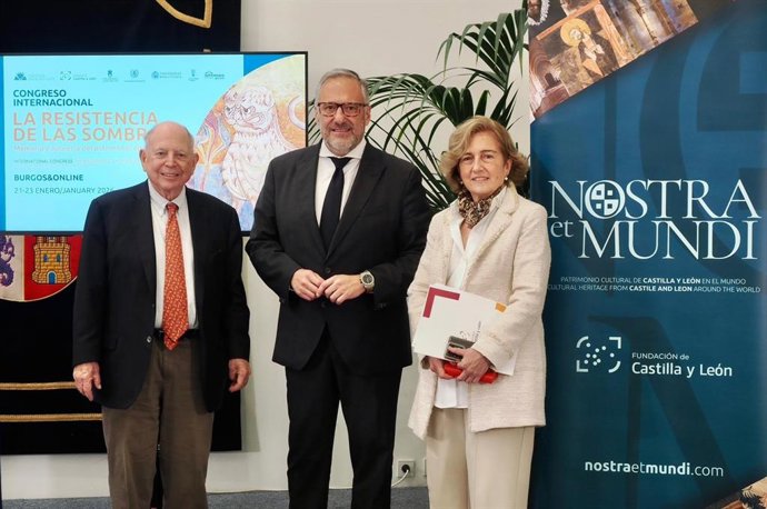 El Presidente De La Fundación De Castilla Y León Y De Las Cortes, Carlos Pollán, Participa En El Acto De Presentación De 'La Resistencia De Las Sombras. Memoria Y Ausencia Del Patrimonio Disperso'