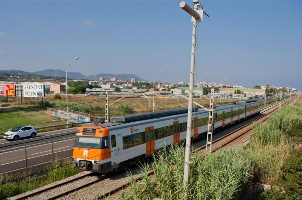 Un tren de Rodalies.