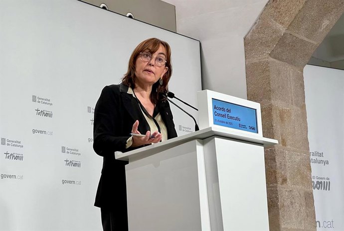 La consellera de Territori, Habitatge i Transició Ecològica i portaveu de la Generalitat, Sílvia Paneque