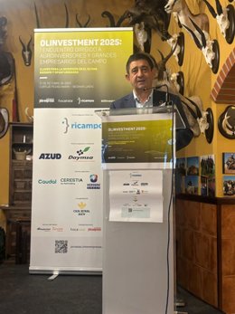 Intervención de Reyes en el I Encuentro Olinvestment