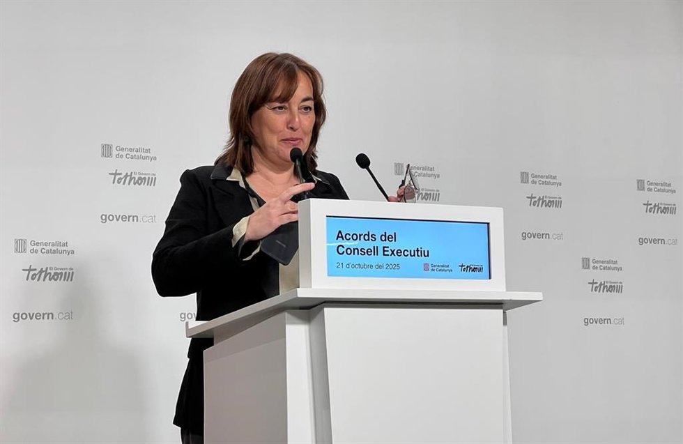 La consellera y portavoz de la Generalitat, Sílvia Paneque