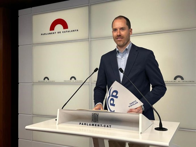 El portaveu del PP al Parlament, Juan Fernández