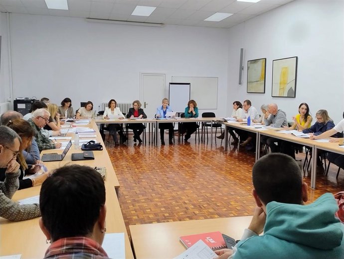 Imagen de la Mesa General celebrada este martes.