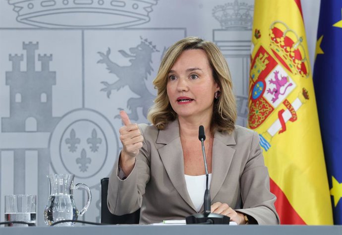 La ministra d'Educació, Formació Professional i Esports, Pilar Alegría. 