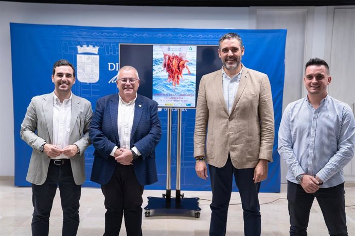 Presentación del la VI edición del Festival de la Gamba Roja en Garrucha (Almería).