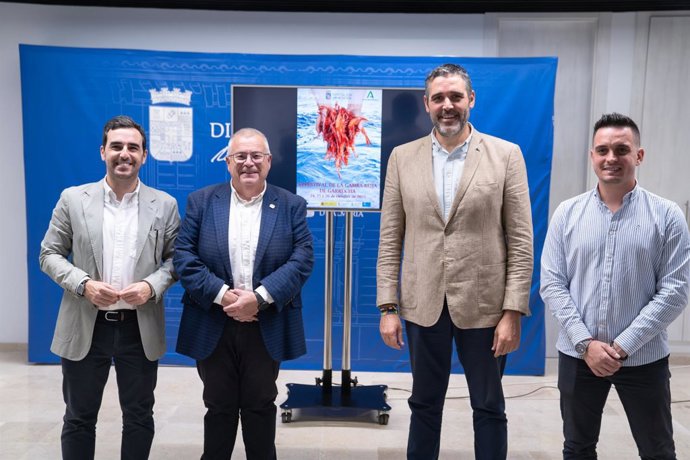 Presentación del la VI edición del Festival de la Gamba Roja en Garrucha (Almería).