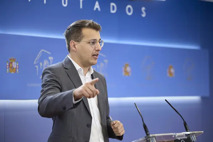 Jorge Pueyo en rueda de prensa