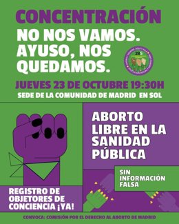 Cartel de la convocatoria