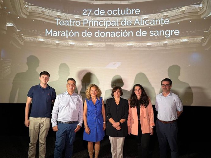 El Teatro Principal de Alicante acoge el próximo lunes un nuevo maratón de donaciones de sangre