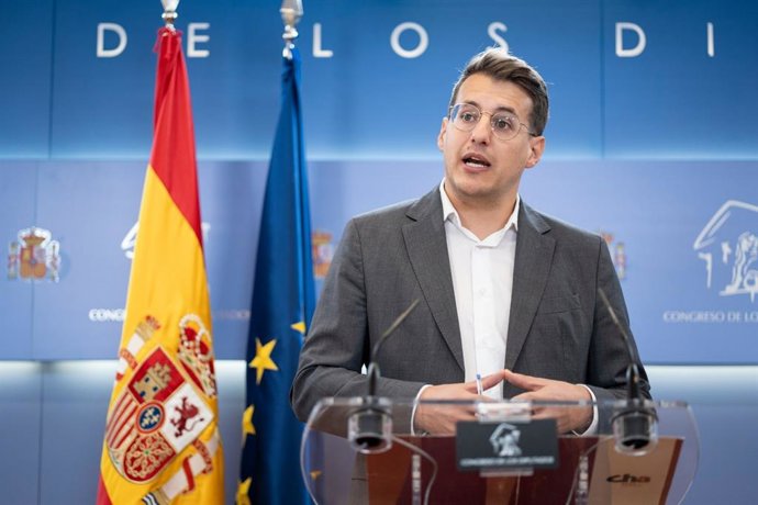 El diputado de CHA en el Congreso, Jorge Pueyo.
