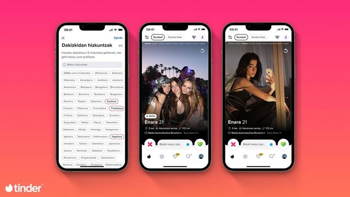 Tinder en euskera