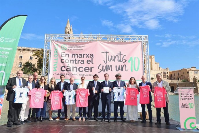 Presentación de la 10ª edición de la 'Mallorca en marcha contra el cáncer'.