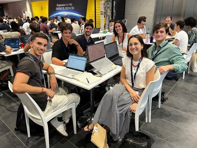 Equipo de la Universidad de Sevilla ganador del NASA Space Apps Challenge.