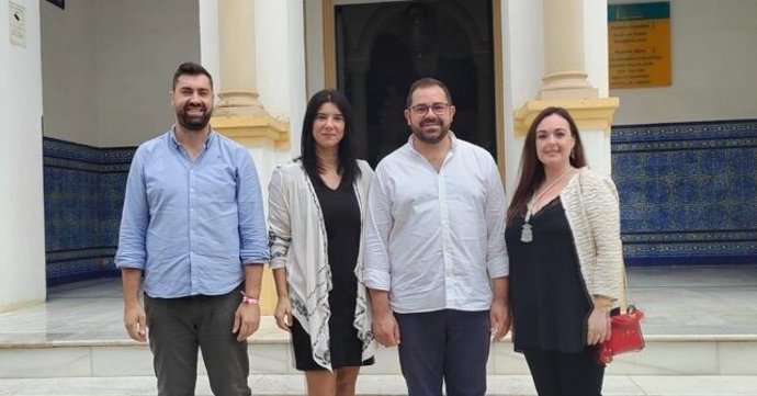 Concejales del PSOE de La Palma del Condado (Huelva).