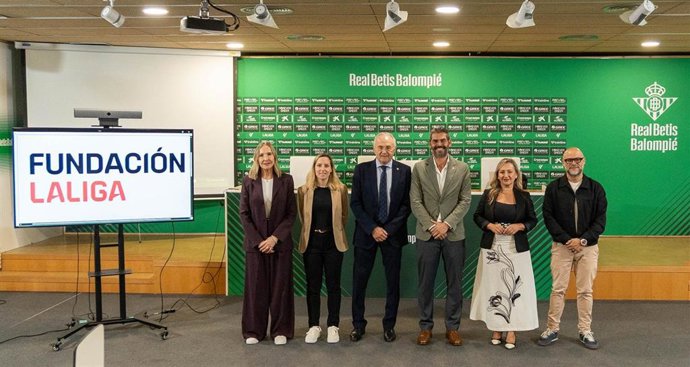 La jornada sobre 'Fútbol y sostenibilidad en Europa', organizada en La Cartuja por la Fundación LaLiga y la Fundación Real Betis.