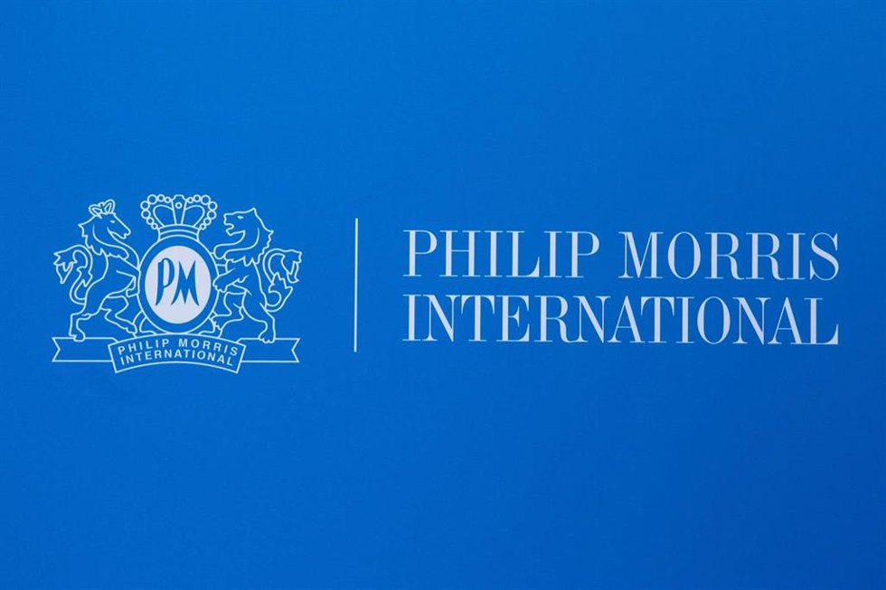 Archivo - Logo de Philip Morris International (PMI).