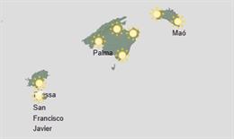 El tiempo hoy, miércoles 22 de octubre, en Baleares.