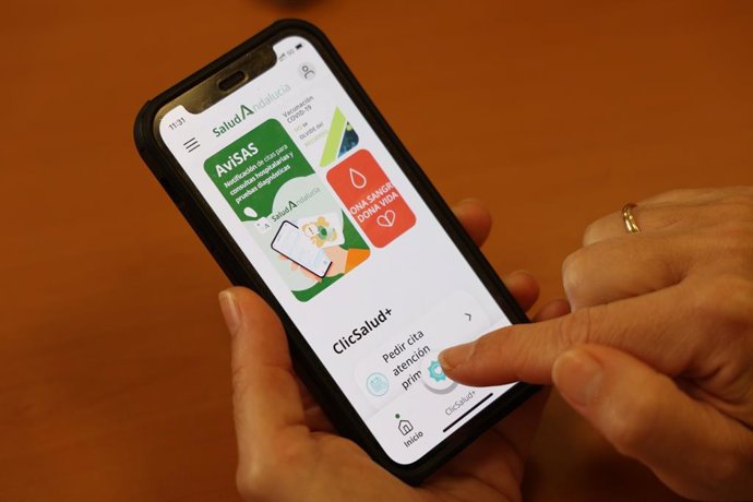 Archivo - Arquivo - Interface do aplicativo "Salud Andalucía".