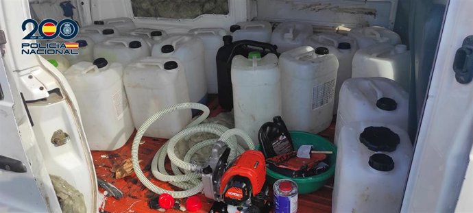 La Policía Nacional detiene a dos personas en Logroño por la sustracción de 1.200 litros de gasoil