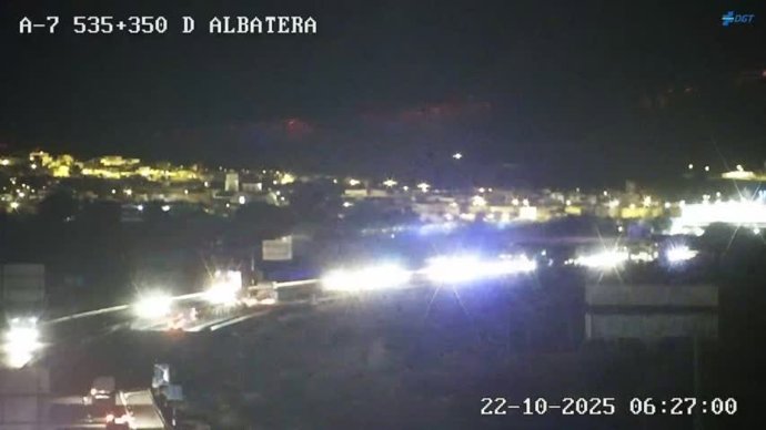 Retencions en l'A-31 a Montfort i en l'A-7 a Albatera per dos accidents