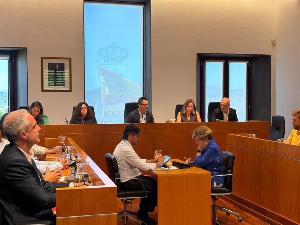 El alcalde de Ibiza, Rafa Triguero, en el debate del estado de la ciudad