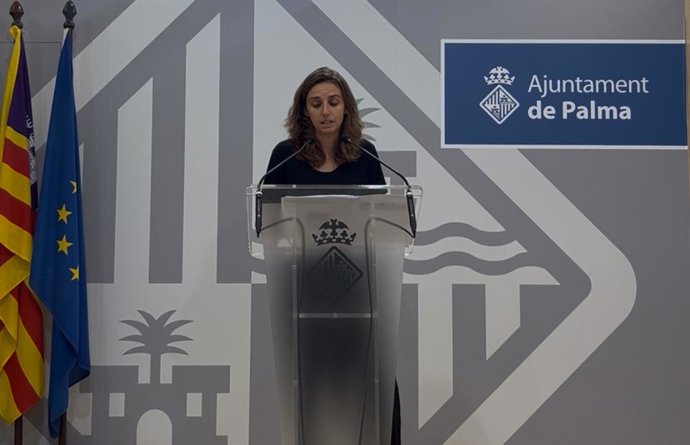 La regidora de Podemos en el Ayuntamiento de Palma, Lucía Muñoz.