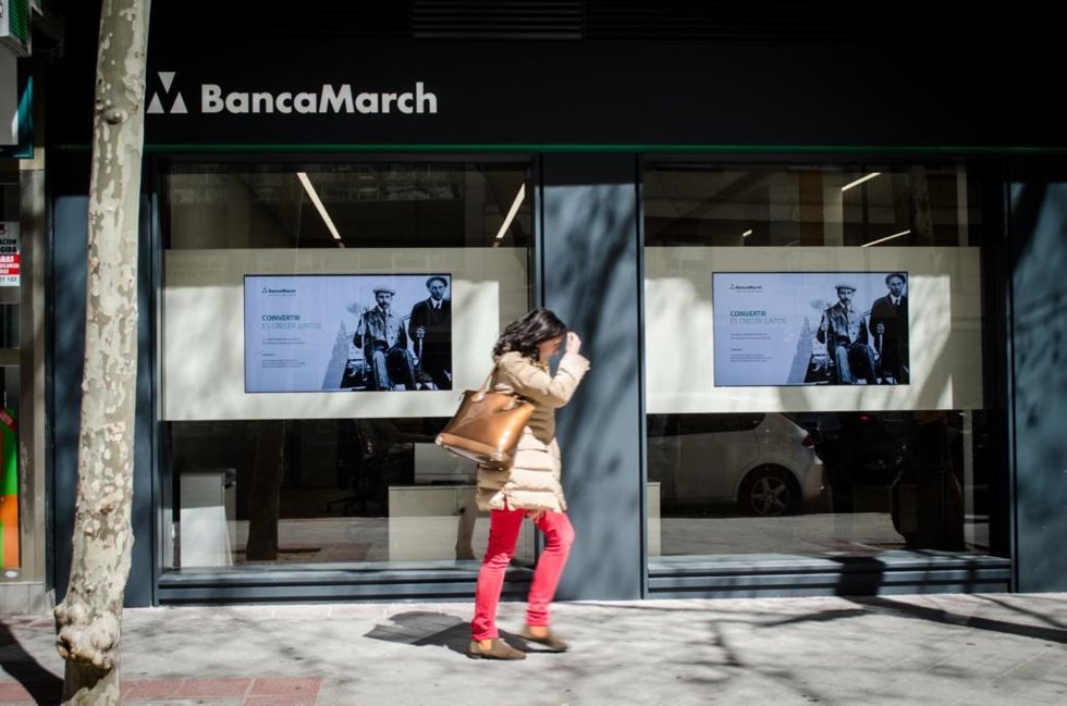 Archivo - Sucursal, banco Banca March