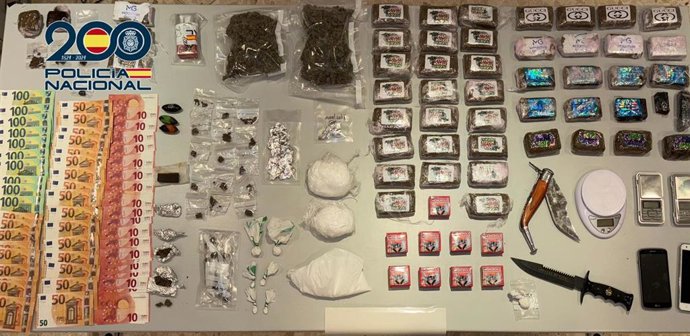 Material intervenido en la operación