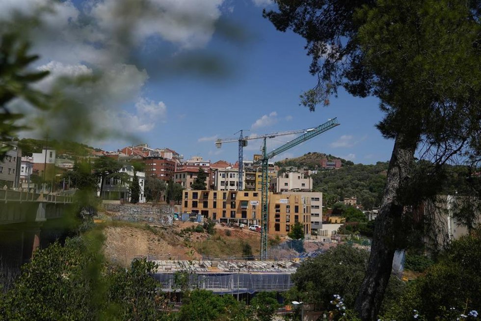 Archivo - Imagen del barrio de Vallcarca de Barcelona.