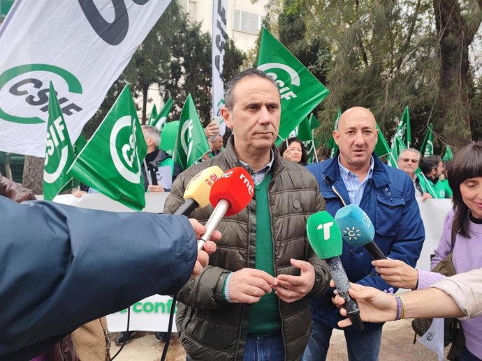 Archivo - El presidente de CSIF Andalucía, Germán Girela, en una imagen de archivo.