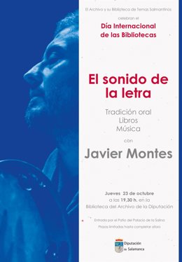 El Archivo de Diputación de Salamanca celebra con una propuesta de Javier Montes el Día de las Bibliotecas.