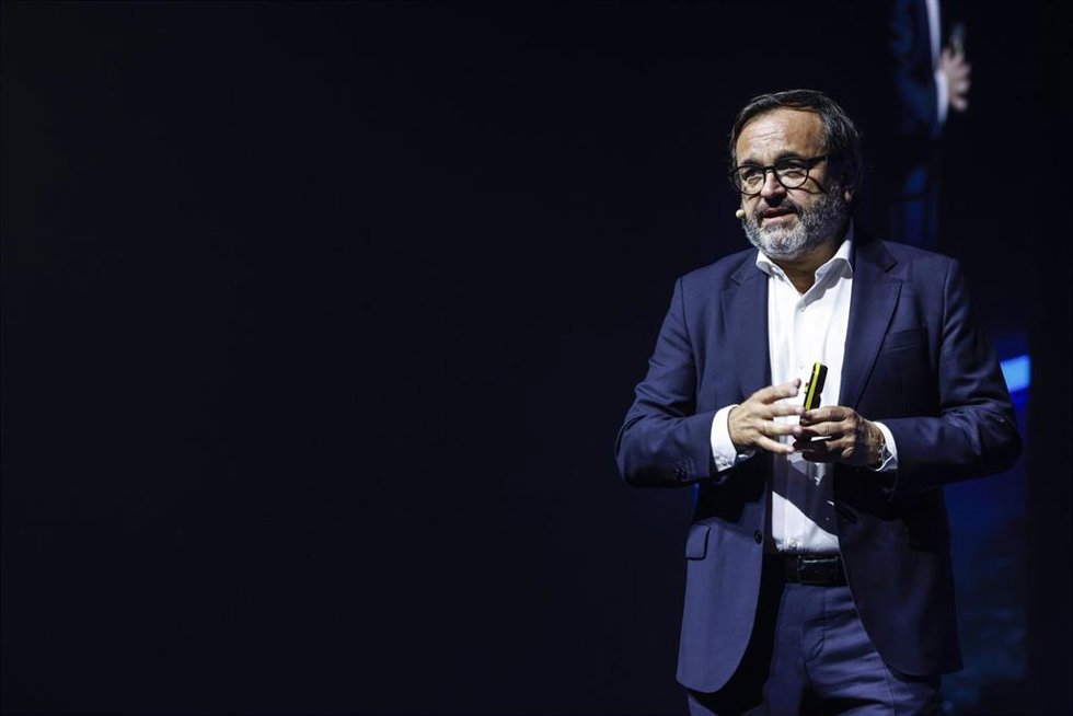 El presidente de Aecoc, Ignacio González, en la apertura del Congreso de Gran Consumo de Aecoc