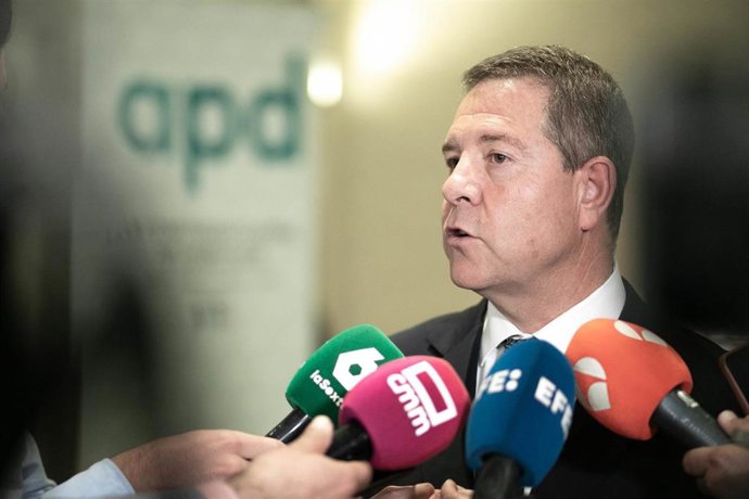 El presidente de Castilla-La Mancha, Emiliano García-Page