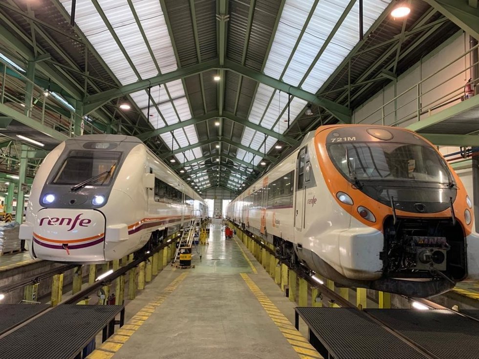 Taller de Vilanova i la Geltrú (Barcelona) de Renfe.