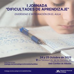 La Escuela de Familias de la Diputación organiza unas jornadas sobre las dificultades de aprendizaje de menores