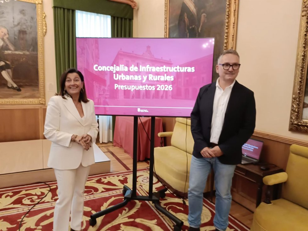 El concejal de Infraestructuras Urbanas y Rurales del Ayuntamiento de Gijón, Gilberto Villoria, presenta los presupuestos para su Concejalía en 2026.