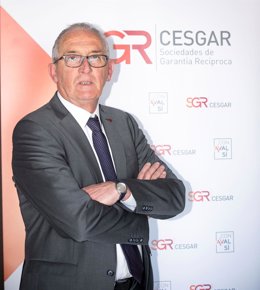 Archivo - El presidente de SGR-Cesgar, José Pedro Salcedo