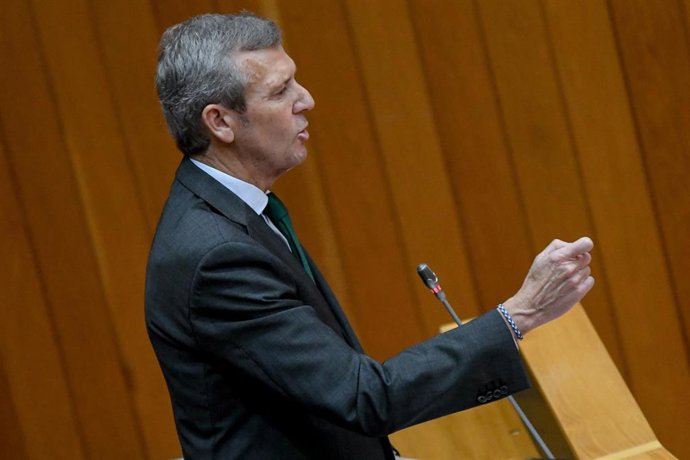 Rueda interviene en el Parlamento.