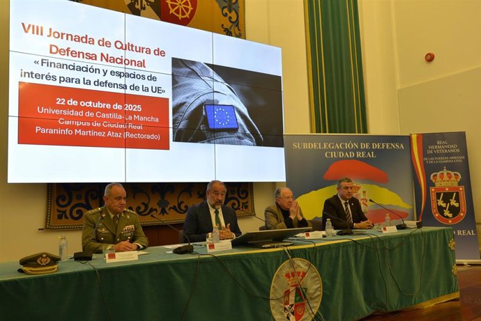 VIII Jornada de Cultura de Defensa Nacional celebrada en Ciudad Real.