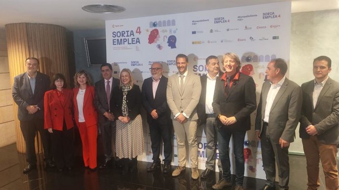 Inauguración de la IV Feria de Empleo de Soria.