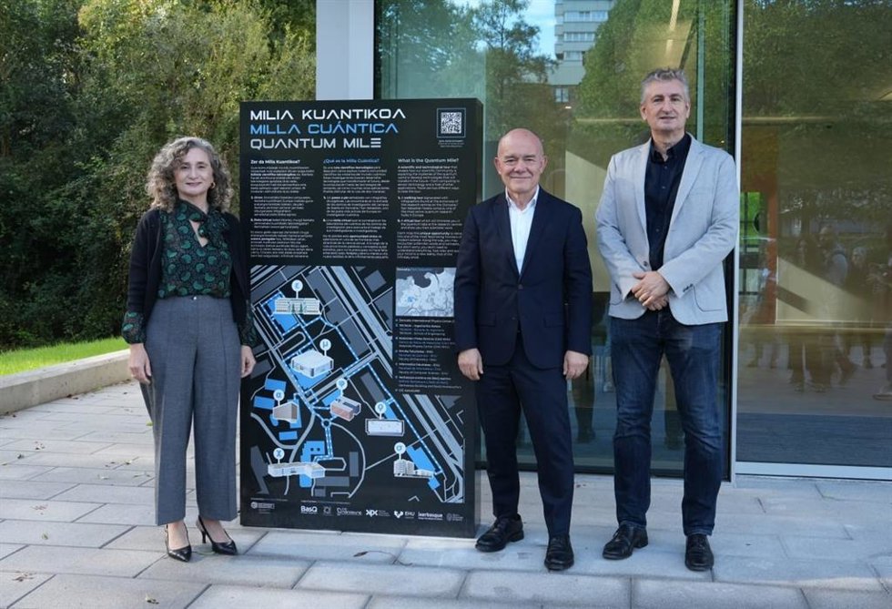La Milla Cuántica ofrece un recorrido a pie o virtual por la investigación en física cuántica en San Sebastián
