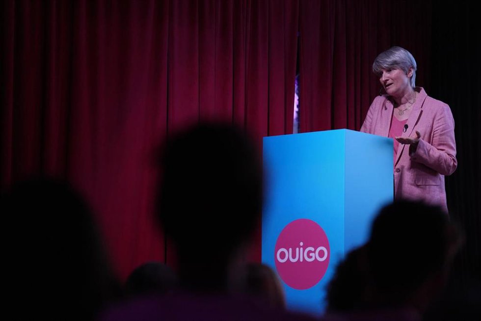 La directora general de Ouigo España, Hélne Valenzuela
