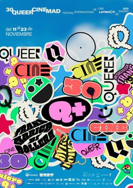 Archivo - El cartel conmemorativo de esta edición, diseñado por el estudio Marialacartelera, celebra esa historia colectiva a través de una estética vibrante y callejera que reivindica el arte, la identidad y la lucha compartida del colectivo.