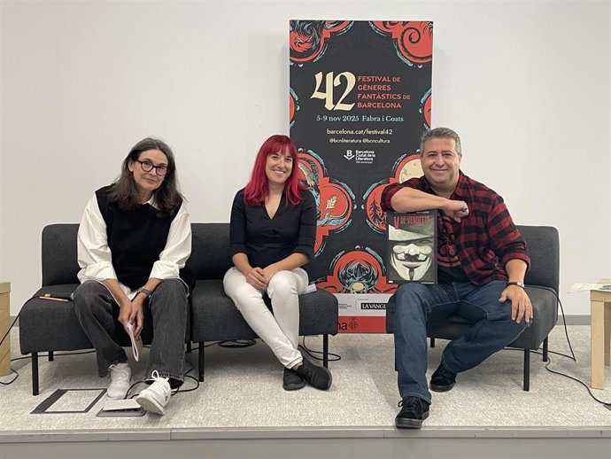 Presentación del Festival 42, con los comisarios Susana Vallejo, Karen Madrid Ribas y Ricard Ruiz Garzón